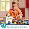 Melissa & Doug - Cubo de Madera para Clasificar Formas, Juego Educativo Infantil con 12 Piezas de Madera de Colores - 6073159 - Juguetes Niños 2 años + - Regalo Niño 2 años + - Montessori #1
