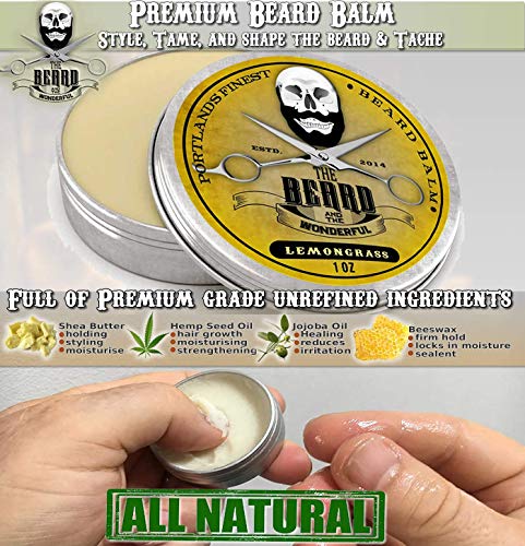 Set per la cura della barba con citronella, olio