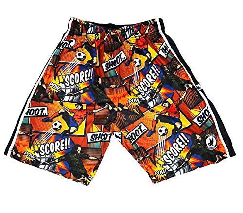 Flow Society Soccer Comic Boys Athletic Shorts - Boys Soccer Shorts