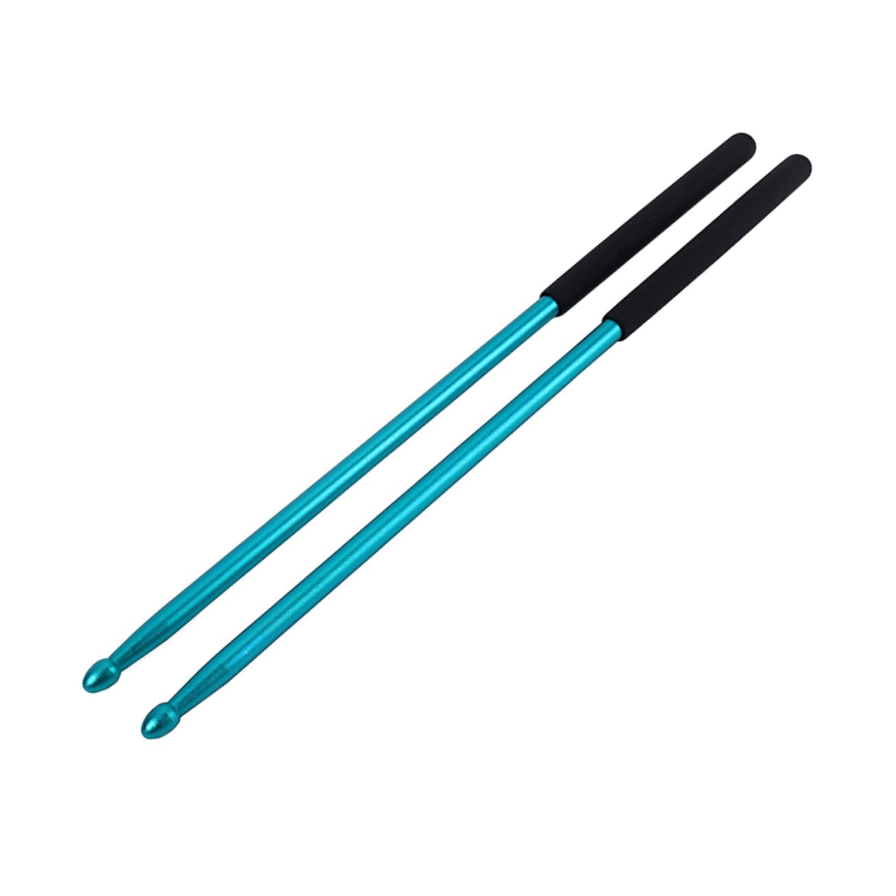 ifundom 2paare Aluminium Legierung Trommelstöcke Für Drum Pad Übung Robuste Und Langlebige Drumsticks Blau Für Drummer Aller Fähigkeitsstufen Zur Stärkung Und