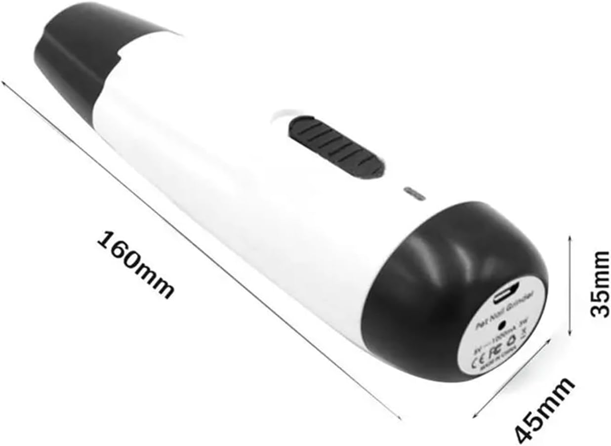 Dog Nail Trimmer Rechargeable Precision Electric Dog Nail Clippers Pet Paws Grooming Smoothing Tool