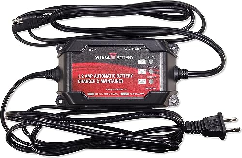 YUASA 12V 1A 自動バッテリーチャージャー　バッテリー充電器　新品 51q4Y-l6jcL.jpg