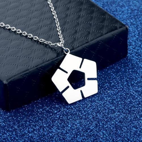 WUSUANED Lock Necklace Anime Inspired Jewelry Anime Character Lover Gift Anime Blue Fan Gift4