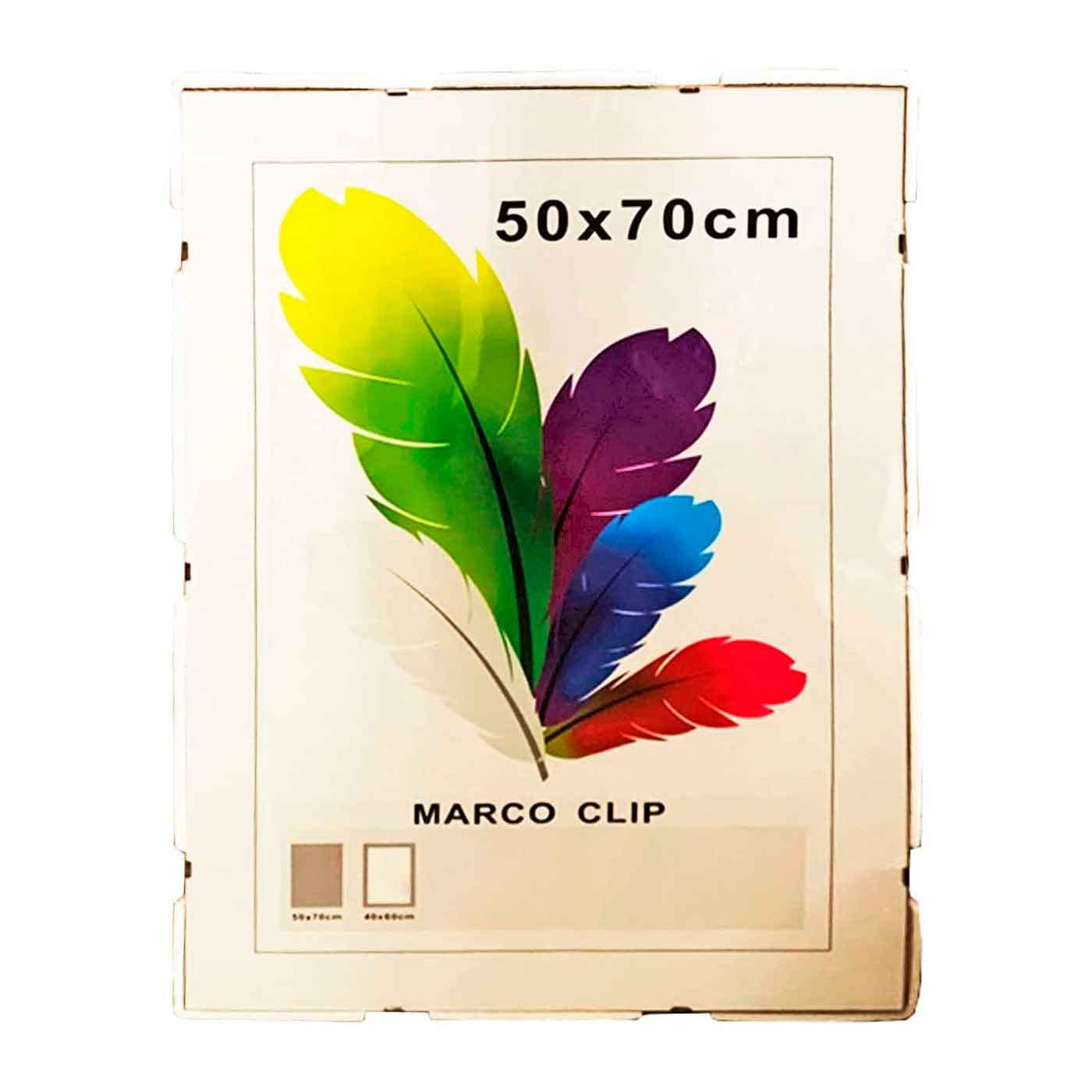 Acan Tradineur - Marco para Foto con Cierre de Clip, Exterior 50 x 70 cm, Interior 40 x 60 cm, metacrilato, Soporte para fotografías, Posters, certificados y Recuerdos para Colgar en la Pared