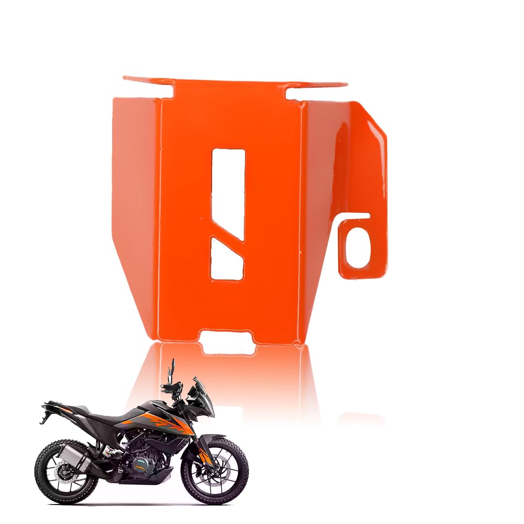 Rear Brake Oil Container Guard for KTM Adventure 250/390 Motorbike | Durable Protection and Stylish Design for Motorcycles (Orange)
