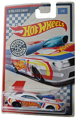 Hot Wheels Pro Stock Camaro 1/10 miniature de collection blanche haut de gamme