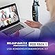 Marantz Professional Pod Pack 1 - Komplettes Podcasting Kit mit Professionellem USB Kondensator Mikrofon, Voll Einstellbarem Ständer und USB Kabel