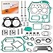 For EZGO Fuji Robin 295cc Golf Cart EH29C 4 Cycle MCI Engine Top End Rebuild Kit W/STD Piston Valve Gaskets Kit 1991-2002