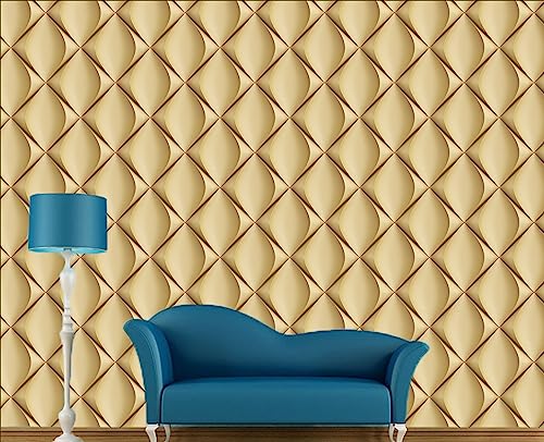 Image of CABANA HOMES PVC Self-Adhesive Wallpaper, Wall Panel Design, 45 x 125 cm, 2 Rolls (12 sq. ft) Made in India