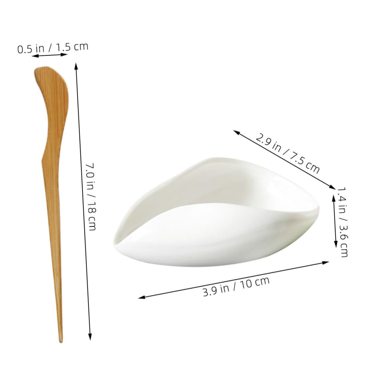 KICHOUSE 1 Set Tea Leaf Scoop Tea Spoon Coffee Dosing Scoop Portable Stylish Design for Easy Cleaning and Maintenance and Home Use