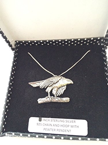 Pendentif B2 Hawk en argent 925 fait main le cadeau idéal en boîte Prideindetails