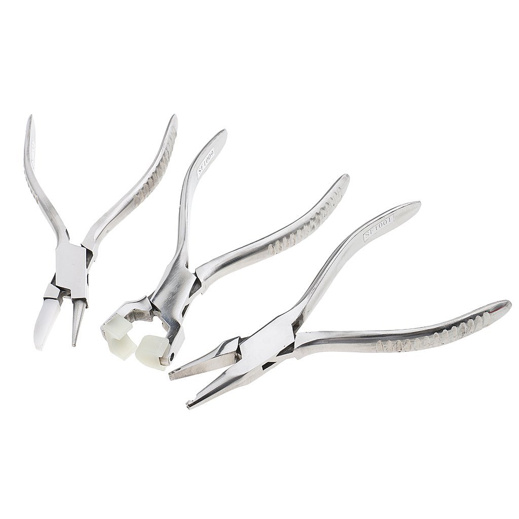 Pinzas para gafas, con estuche organizador, 5 unidades