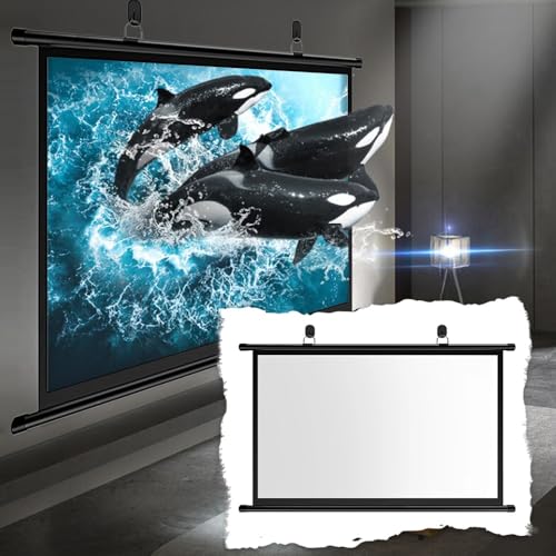 Pantalla de proyector manual 72 pulg 16:9
