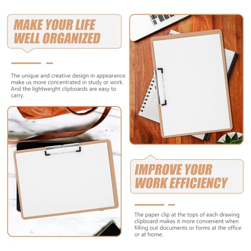 Planchettes à pince avec support rigide portable pour protéger vos documents - 3