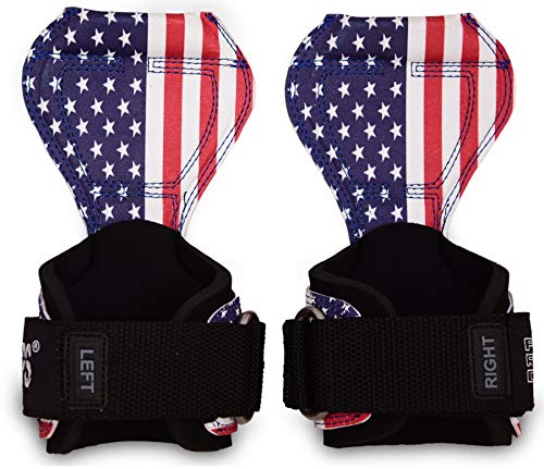 Image of Cobra Grips Weight Lifting Gloves with Adjustable Neoprene Padded Wrist Wraps - Heavy Duty Alternative to Power Lifting Hooks for Deadlifts