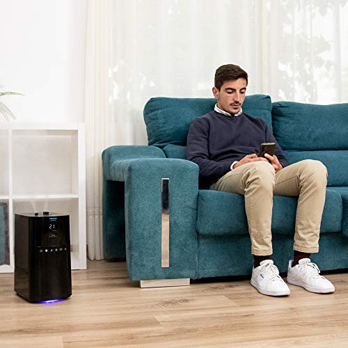 Cecotec BreezeCare 4000 Connected luchtbevochtiger, 6 liter, luchtbevochtiging 400 ml/u, bediening via wifi en touch, plasma-functie, bereik tot 40 m2 - Afbeelding 3