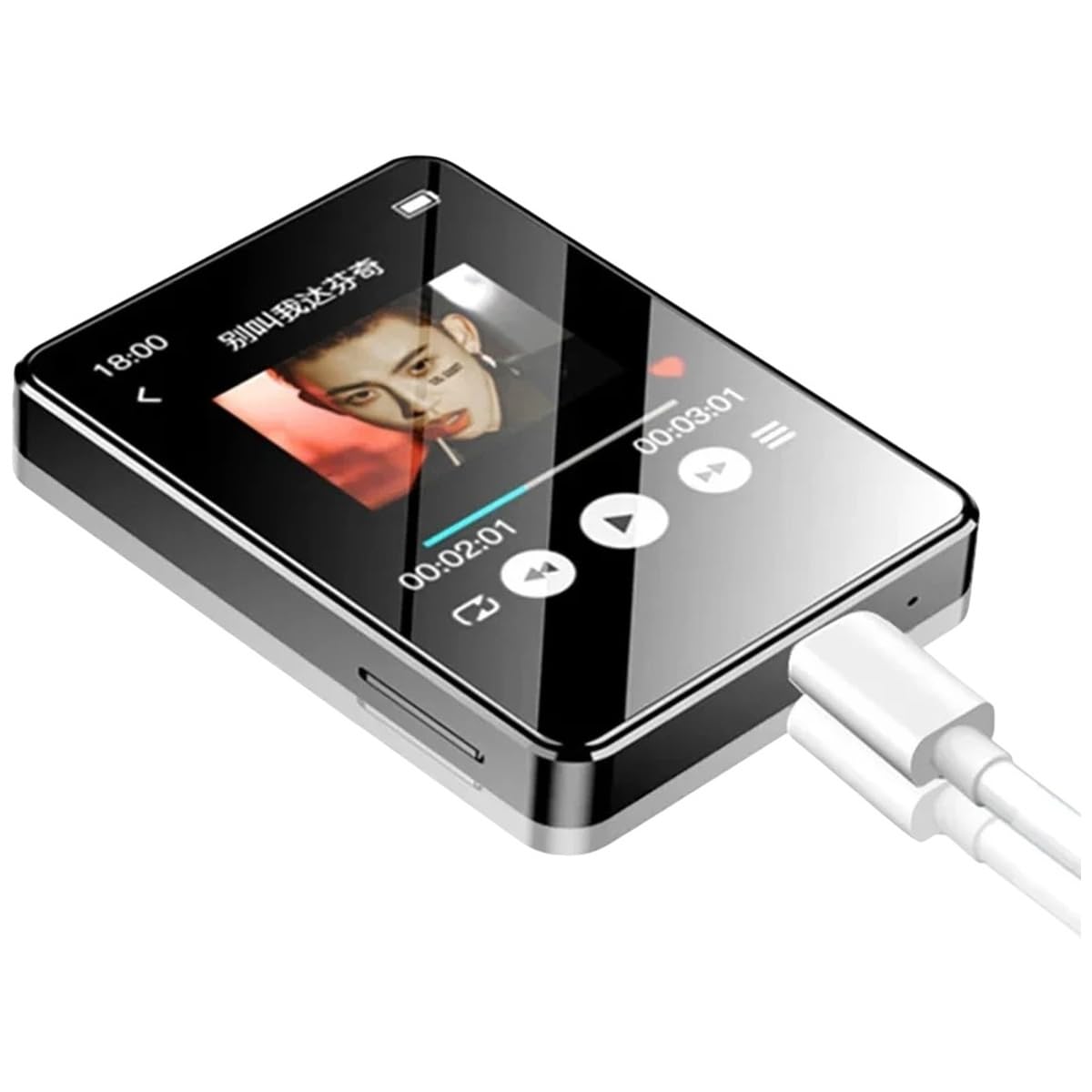 New 2026 Portable MP3 Player BIIuetuoth 5 0 Music Stereo Speakers Mini Recording MP4 Video Playback with LED