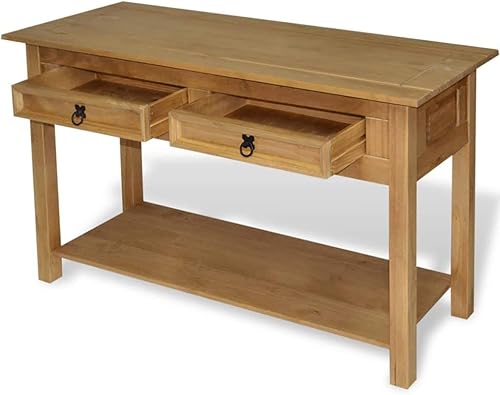 Miniatura 4 de vidaXL Mesa consola de pino mexicano Corona Range 35.4"x13.6"x28.7"