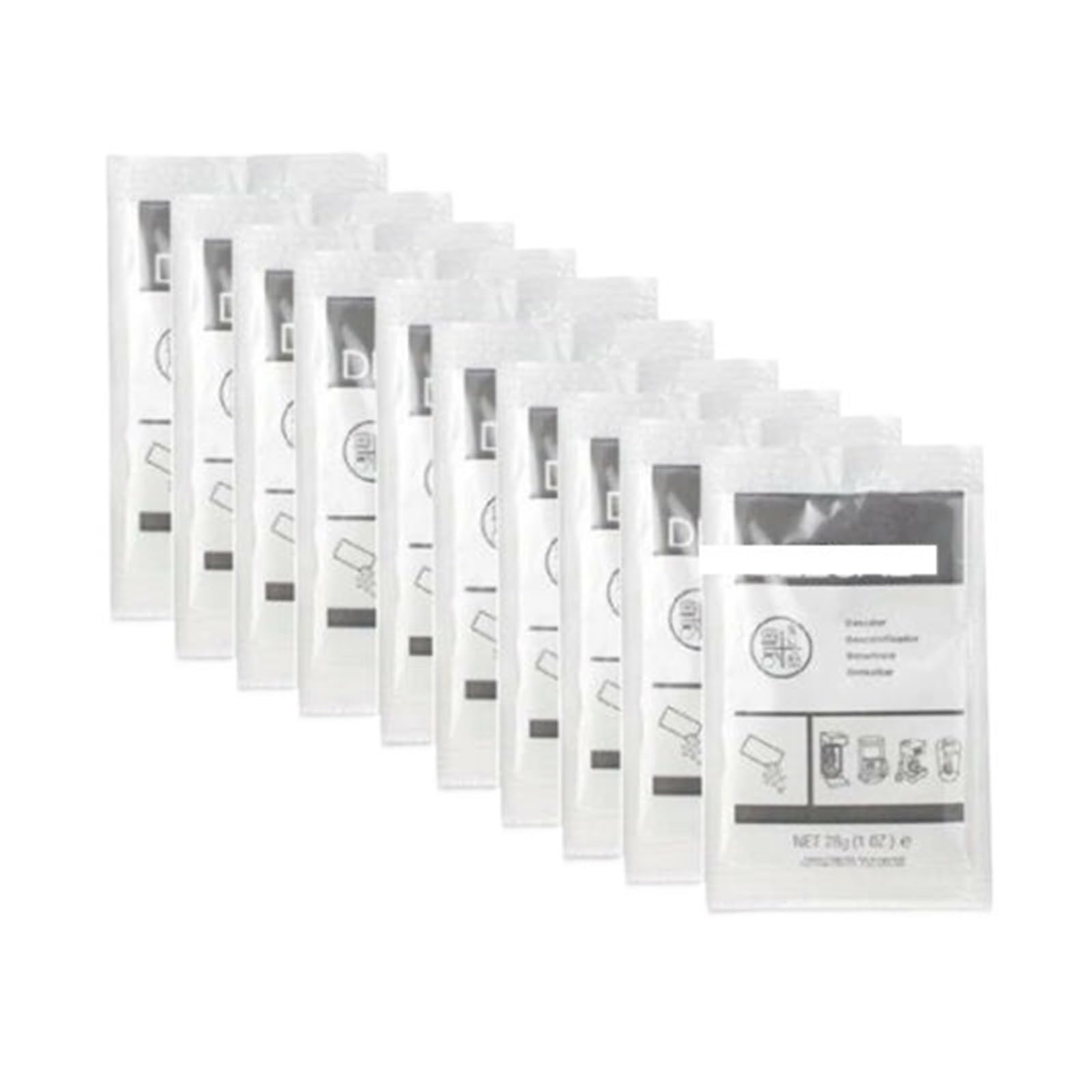 Descalcificador For Cafetera Y Espresso, Paquete De 10, Compatible Con Urnex DEZCAL, Breville, Senseo, Melitta