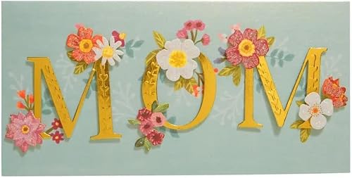 Miniatura 10 de NIQUEA.D Tarjeta del día de la madre, orquídea bordada, incluye un sobre único de sentimiento y coordinación (NMD-0001)