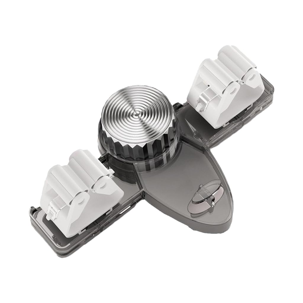 GMBYLBY Wall Mounted Broom Mop Holder Not Punching Required Suction Hanger Hooks For Bathroom Kitchen Office