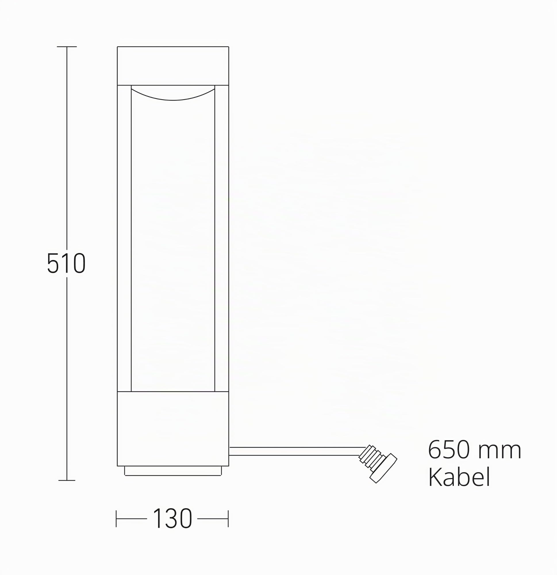 Steinel Wegeleuchte Stela C 24V, 51 cm Höhe, RGBWW Gartenleuchte, 16 Mio. Farben, Dämmerungssensor, dimmbare Pollerleuchte, Zeitschaltuhr, App-Steuerung, Plug & Play, IP65, Anthrazit