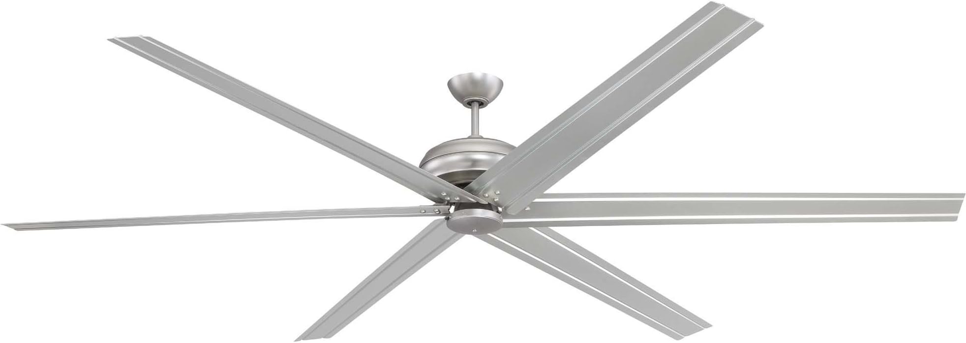 Craftmade Outdoor Ceiling Fan with Remote COL96BN6 Colossus 96 Inch Large Fan for Patio, Brushed Pewter