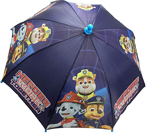 Nickelodeon Little Boys Paw Patrol Super Heroes Work Together Character Umbrella, Age 3-7