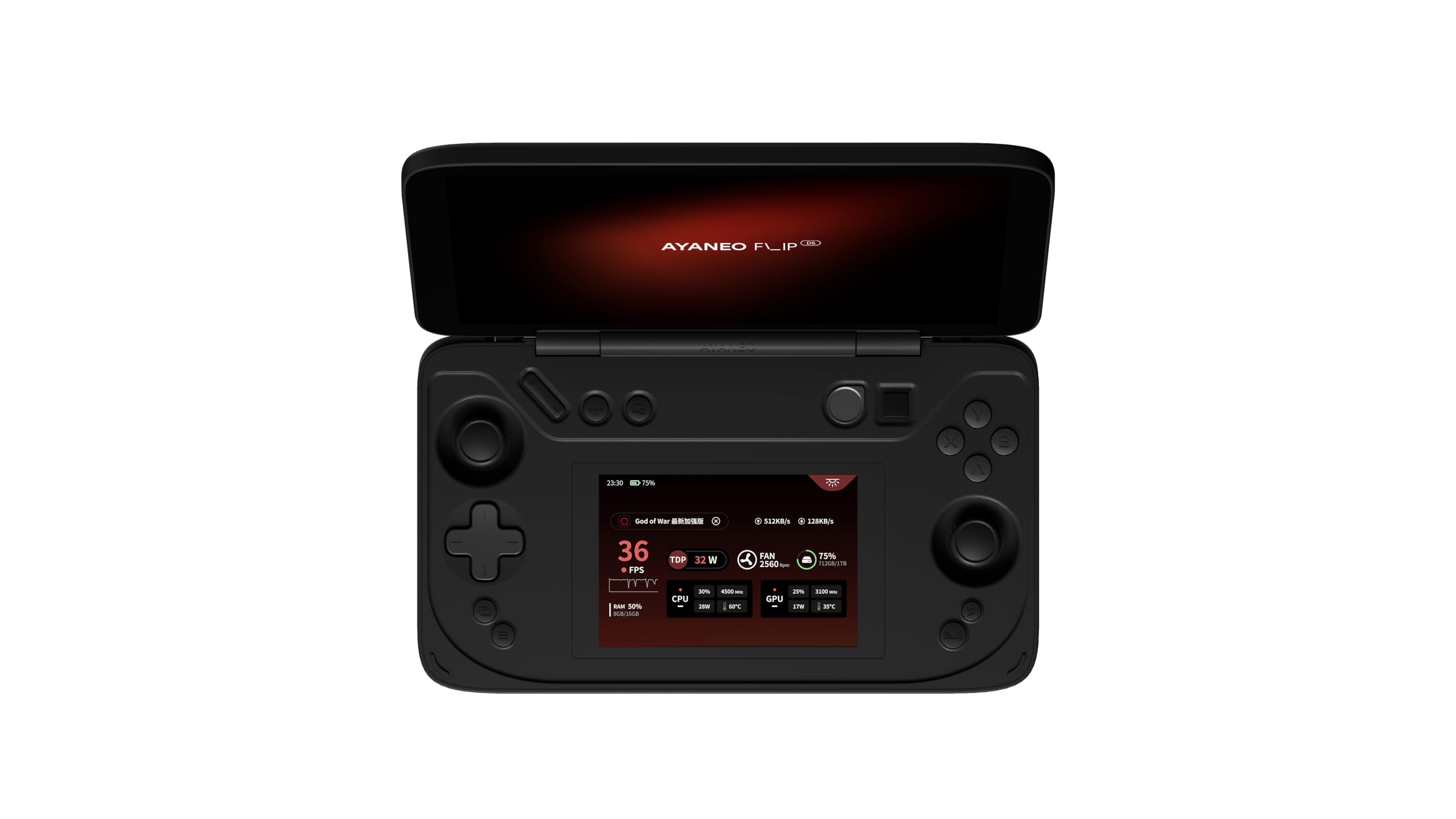 ジャンク AYANEO Flip DS 7840U 16GB 512GB 黒 Ayaneo Flip DS Handheld PC Shadow Black (7840+16GB+512GB) : Amazon