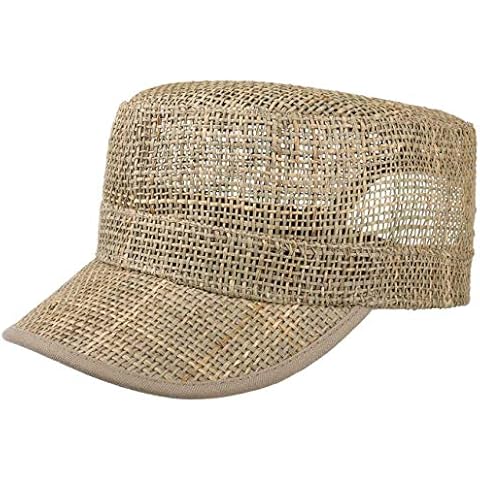 Lipodo Straw Army Cap Women/Men Nature One Size Cover