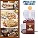 Peanut Butter Maker Home Electric Grain Grinder Anti Slip Sesame Sauce Mill Nut Butter Machine for Groundnut Almonds Cashews Hazelnuts EU Plug 220V Rechargeable Coffee Beans
