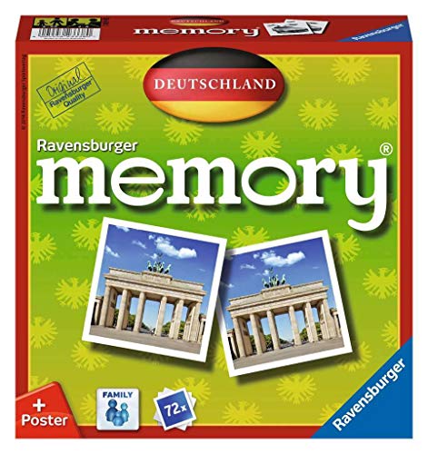 Ravensburger 26630 - Deutschland Memory, der Spieleklassiker quer durch...