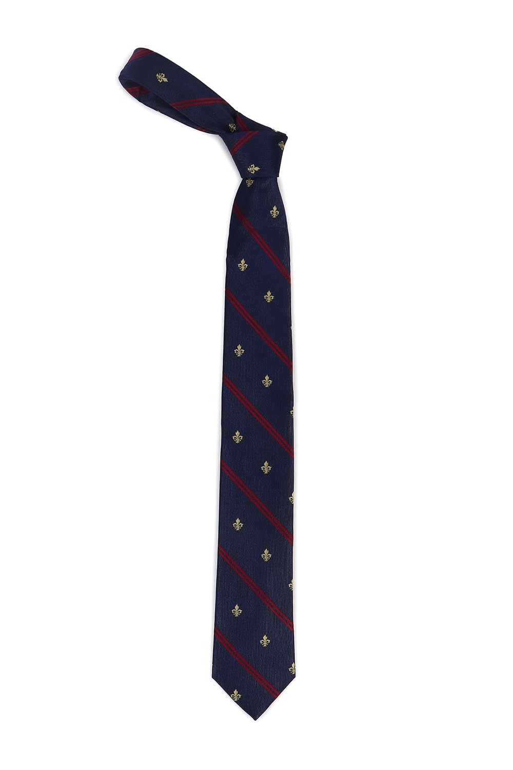 louis philippe Men Navy Embroidered Tie-picture-18