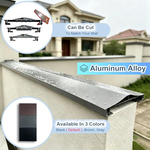 Cubierta de valla iluminada para decoración de patios modernos 6