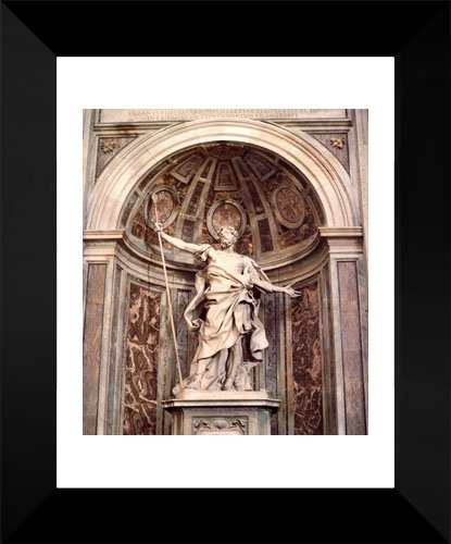 St. Longinus 15x18 Framed Art Print by Bernini, Gian Lorenzo