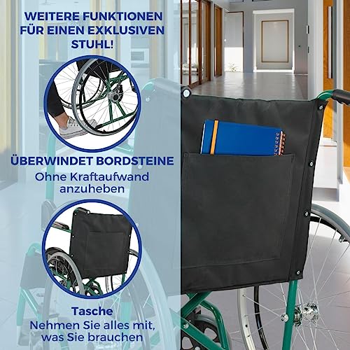 Aktivrollstuhl Mobiclinic Alcazaba Klappbarer Selbstfahrer mit 46 cm Sitzbreite