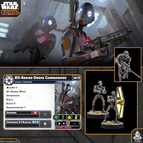 Asmodee Star Wars: Legion BX-Series Droid Commandos miniatura 6