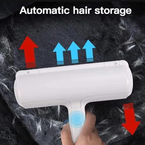 Image of Pet Hair Remover - Lint Roller for Dogs and Cats - Effective Pet Hair Roller for Cat, Furniture, Carpet, Car Seat, Bedding, Pet Hair Removal Tool, Perfect Dog Fur Remover