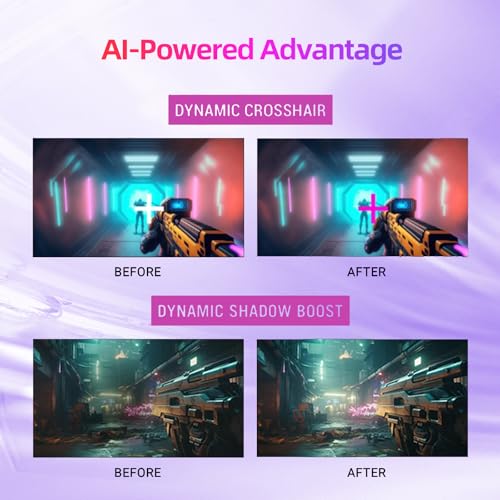 Image of ASUS ROG Strix 27 inch QHD Gaming Monitor, Fast IPS, LCD Panel, 180Hz, 1ms, 97% DCI-P3, HDR, NVIDIA G-Sync, USB-C, AI-Powered Shadow Boost, Anti-Glare M, Adjustable Stand(Phone Holder+Tripod Socket)
