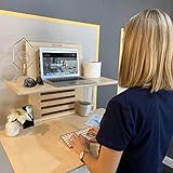 WallStand Wall-Mounted Standing Desk for Your Home Office