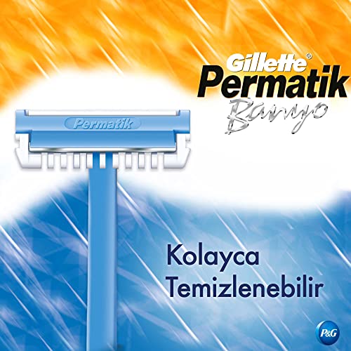 Gillette Permatik Banyo Kullan At Erkek Tıraş Bıçağı 5 Adet