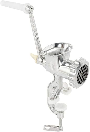 Gdrasuya10 Exprimidor manual 2 en 1, picador de carne, extractor de jugo de hierba de trigo de frutas y verduras operado a mano, srainer incorporado