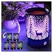 Hituiter Wax Melts Candle Warmer Classicand 7 Color LED Lights Christmas deer Forest Design Fragrance Oil Warmer Lamp Changing for Home Décor （230WH-W-DP) B