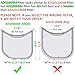 Uszily ADQ566564 Lint Filter Replacement for LG and Kenmore Dryers, New Version ADQ566564 Filter (Bottom with Notches), Ultra Durable Lint Screen Trap with Dryer Vent Lint Brush