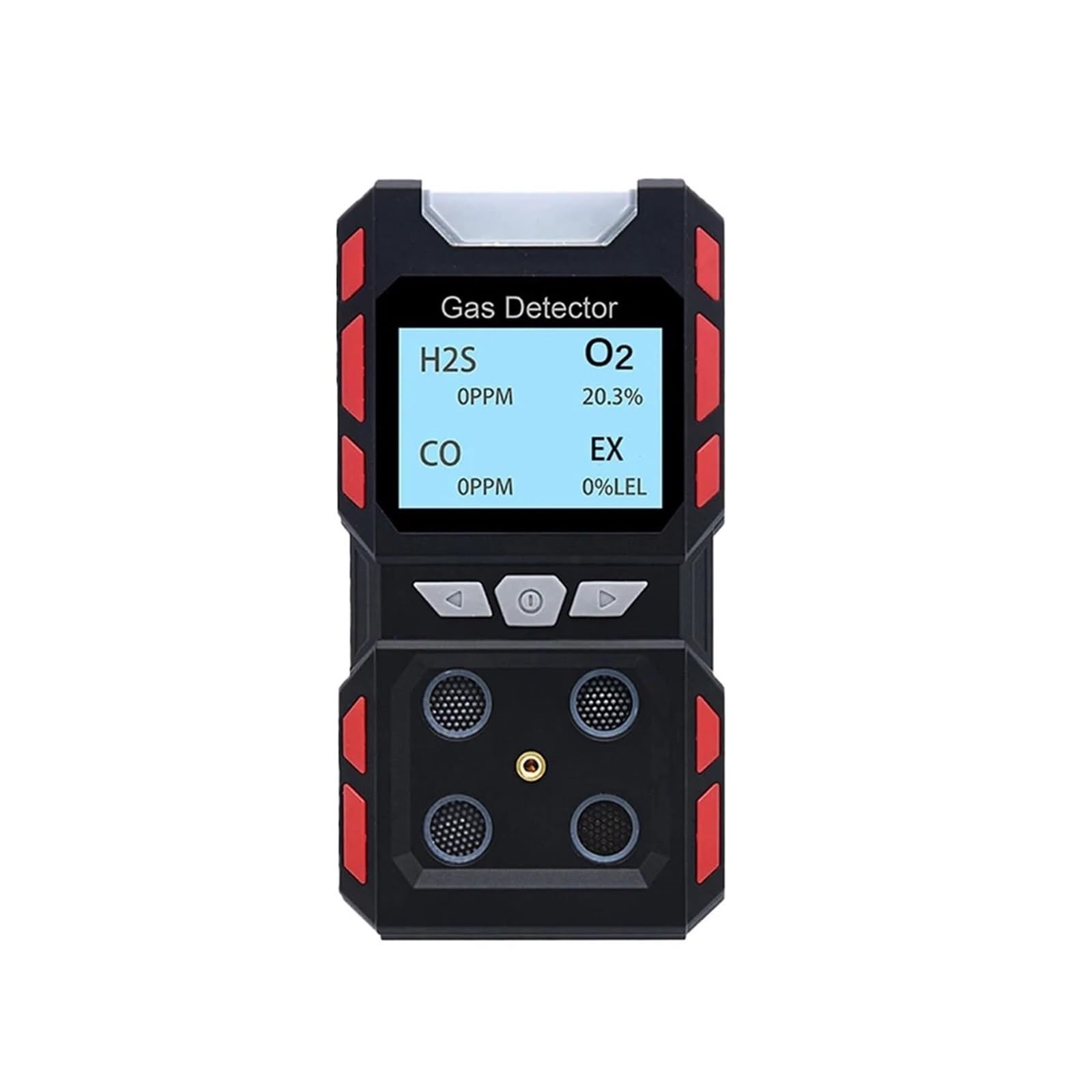 monitor di co2, Analizzatore Di Tester Portatile Per Rilevatori Gas Infiammabili, Display LCD Ricaricabile, Luce Sonora E Scosse Per Il Lavoro La Casa per casa, ufficio, auto