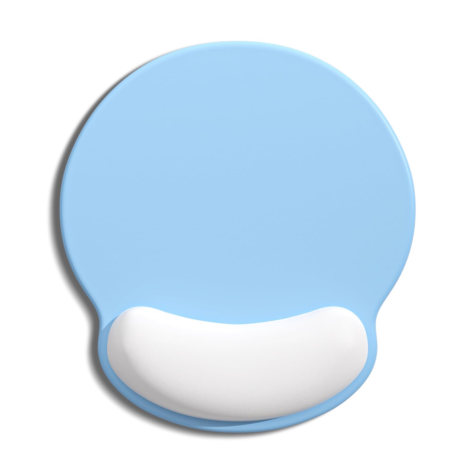 Auhoahsil Ergonomic Mouse Pad with Wrist Rest, Comfortable Silicone Non-Slip Computer Pain Relief Gel Mouse Mat with Wrist Support for Gaming, Work,