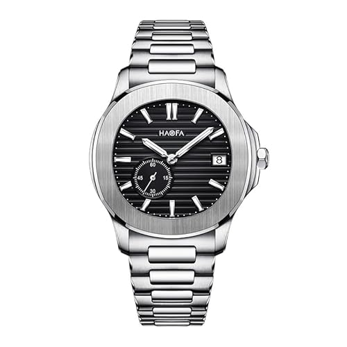 HAOFA 腕時計メンズ 機械式自動巻きマイクロロータ 高級ムーブメント 日付 紳士 夜光 防水 うで時計 男性プレゼント