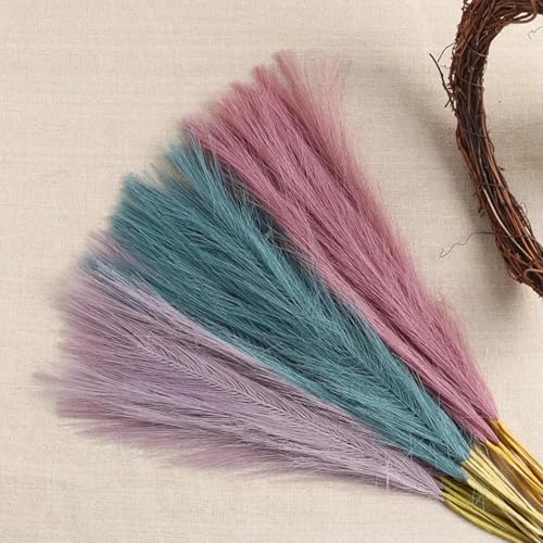 Boho Room Decor 5 piezas ramo artificial Pampas 55 cm miniatura 3