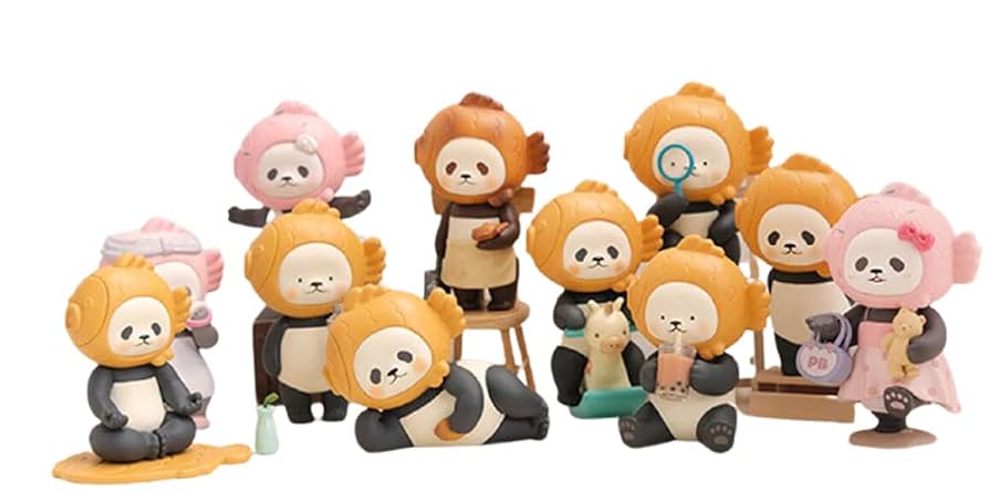 Amazon.com: i8 TOYS Planet Bea Mini PanPan Family Panda