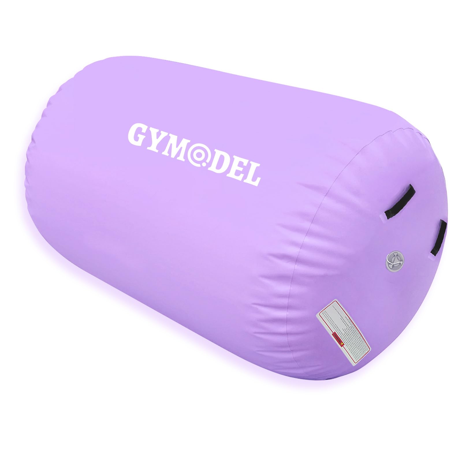 Air Roller Gymnastics Barrel Inflatable Tumbling Roller Air Mat, Air Barrel Gymnastics Tumble Track Mat with Pump for Backhandspring/Training Cheerleading/Yoga/Home and Outdoor Use